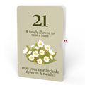 Cheers to a New Chapter 21st Birthday Pop-Up Card and Sentiment Set