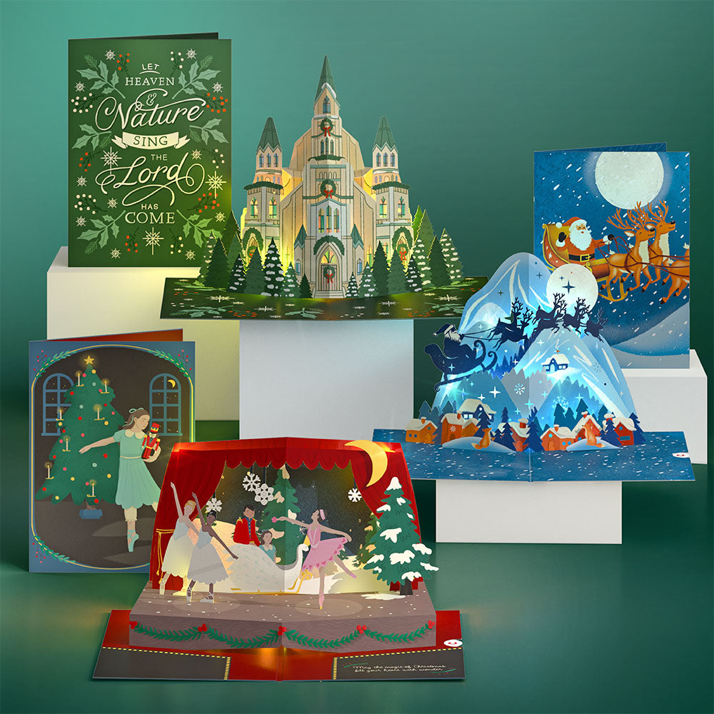 Christmas Music & Lights Card 3-Pack