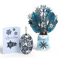 Let It Snow Suncatcher Card & Pop-Up Bouquet Bundle