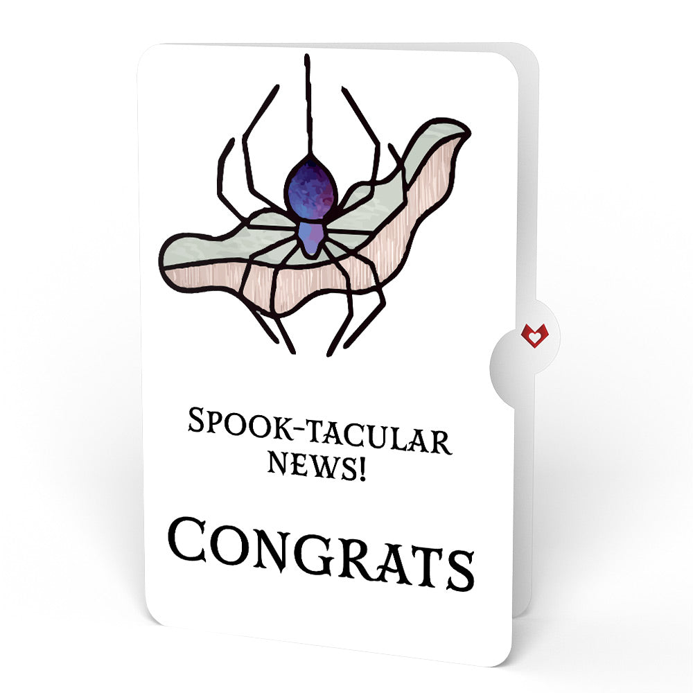 Moonlit Amethyst Congratulations Suncatcher Bouquet and Sentiment Set