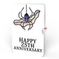 Moonlit Amethyst 25th Anniversary Suncatcher Bouquet and Sentiment Set