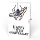 Moonlit Amethyst 10th Anniversary Suncatcher Bouquet and Sentiment Set