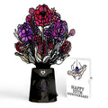 Moonlit Amethyst 10th Anniversary Suncatcher Bouquet and Sentiment Set