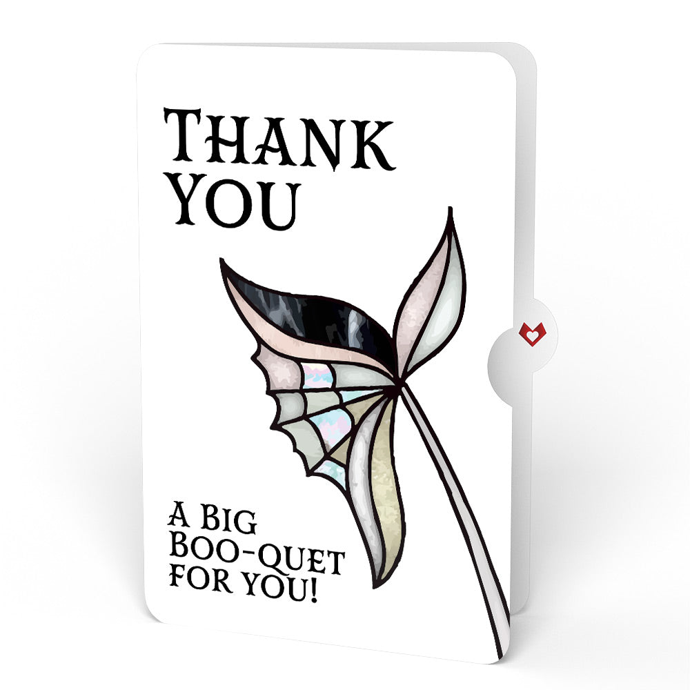 Moonlit Amethyst Thank You Suncatcher Bouquet and Sentiment Set