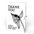 Moonlit Amethyst Thank You Suncatcher Bouquet and Sentiment Set