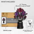 Moonlit Amethyst Thank You Suncatcher Bouquet and Sentiment Set