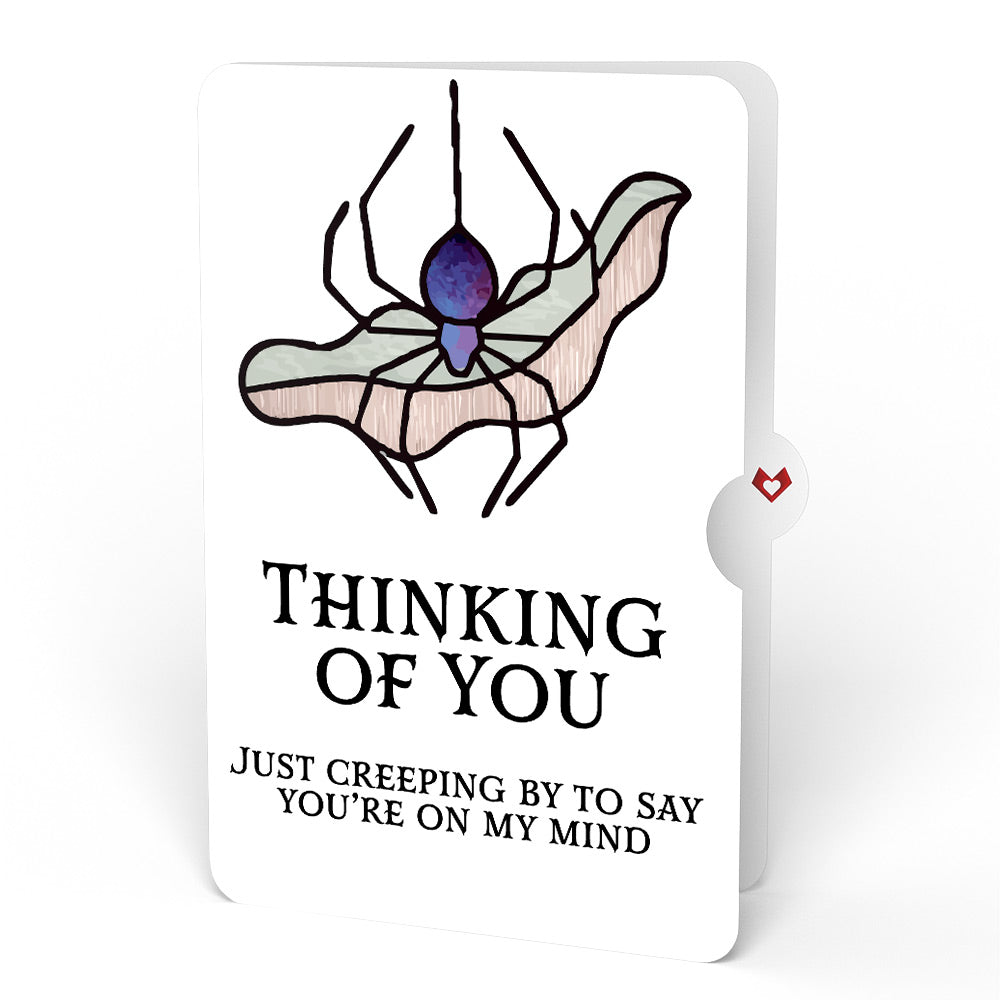 Moonlit Amethyst Thinking of You Suncatcher Bouquet and Sentiment Set