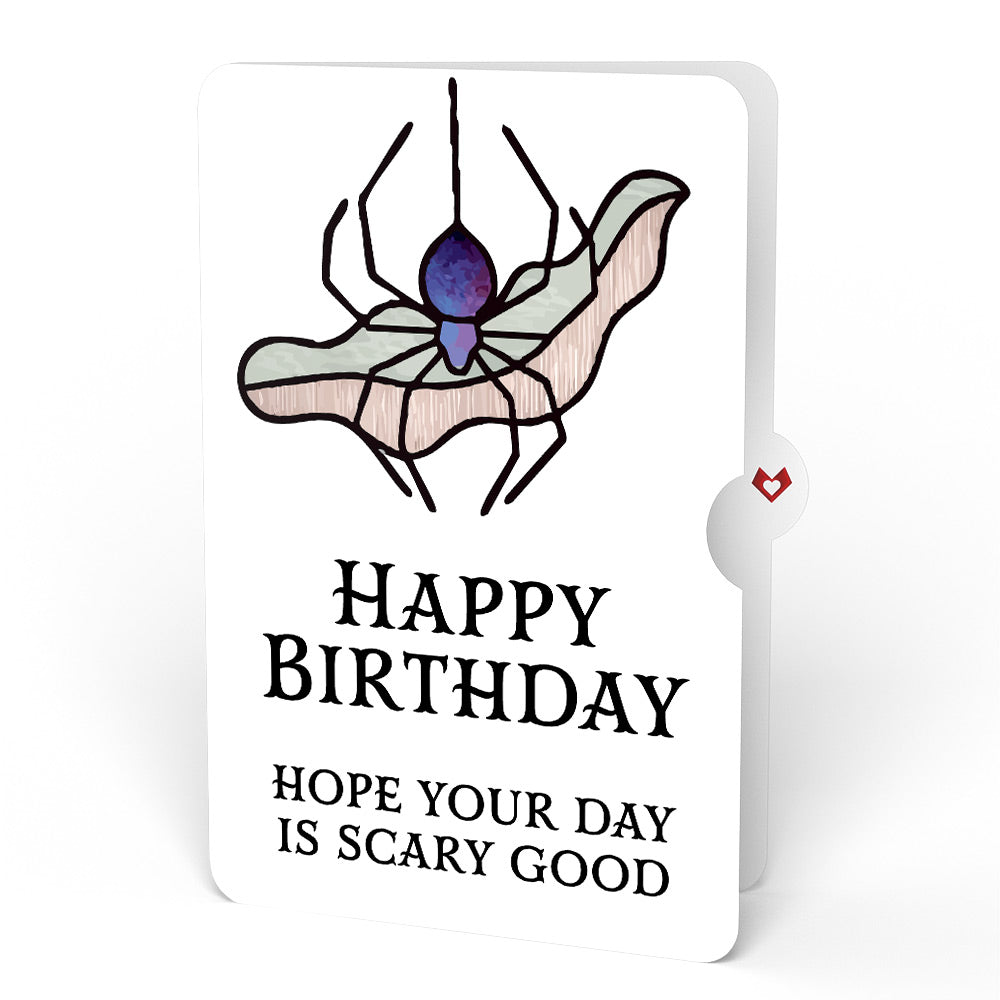 Moonlit Amethyst Birthday Suncatcher Bouquet and Sentiment Set
