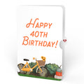 Fall Welcome 40th Birthday Pop-Up Card and Sentiment Set