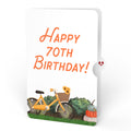 Fall Welcome 70th Birthday Pop-Up Card and Sentiment Set