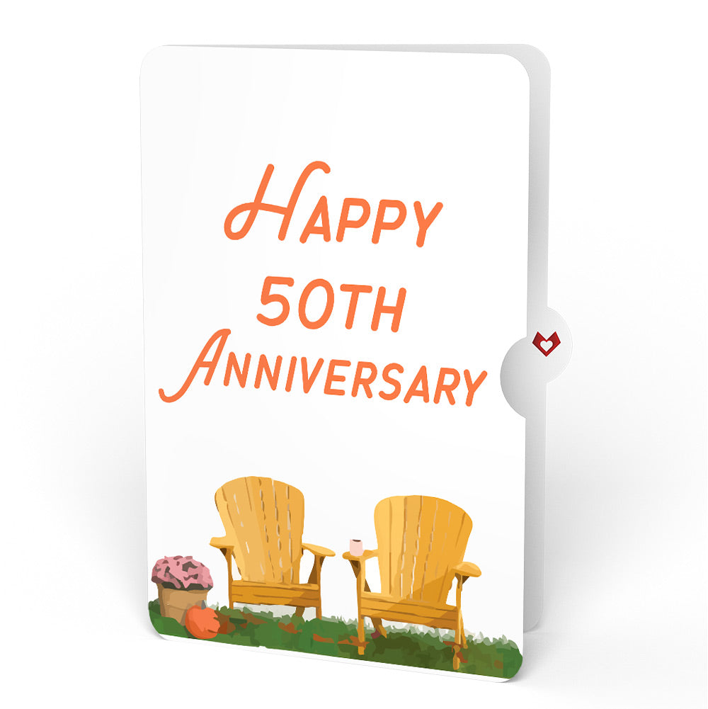 Fall Welcome 50th Anniversary Pop-Up Card and Sentiment Set