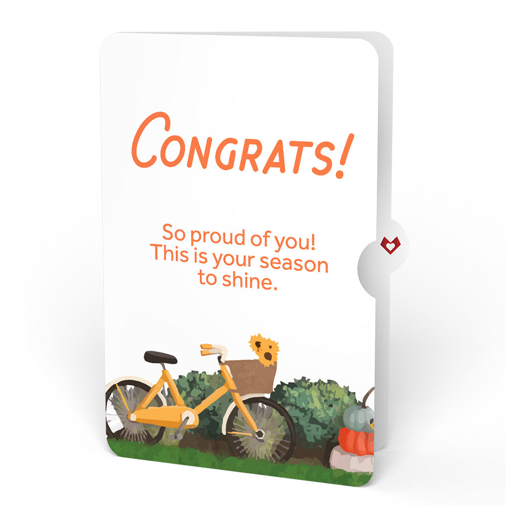 Fall Welcome Congratulations Pop-Up Card and Sentiment Set
