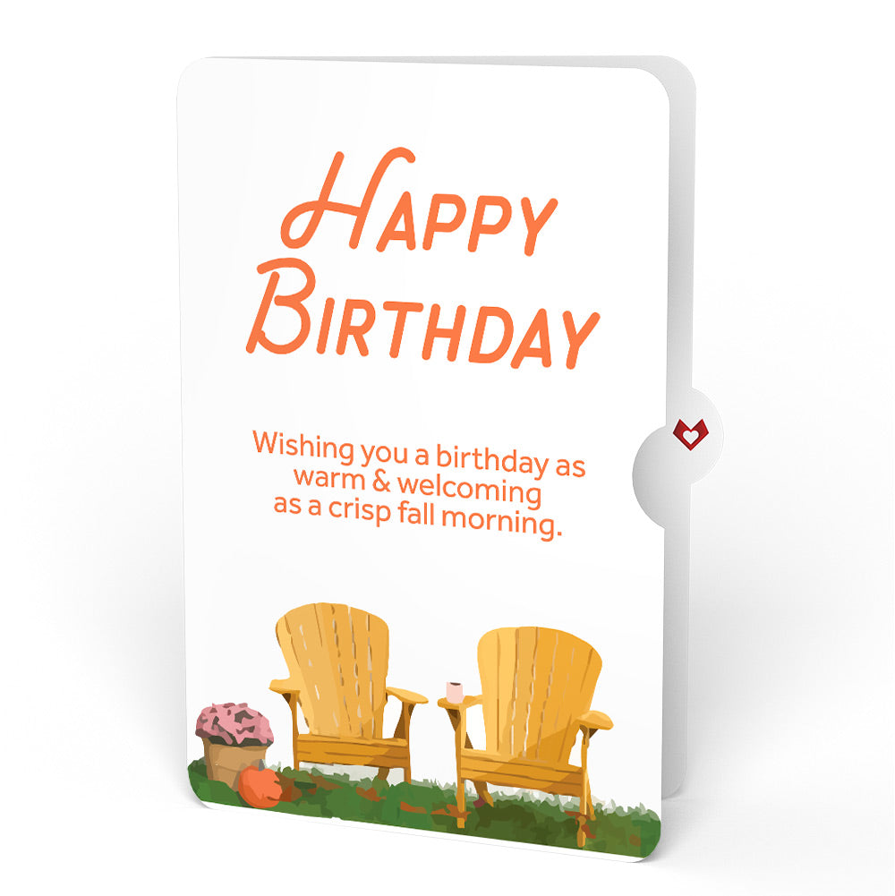 Fall Welcome Birthday Pop-Up Card and Sentiment Set