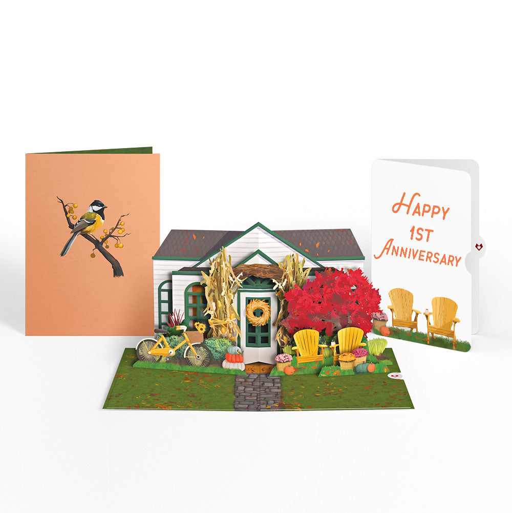 Fall Welcome 1st Anniversary Pop-Up Card and Sentiment Set