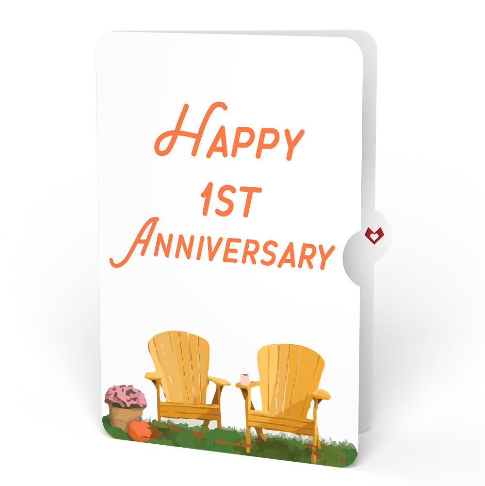 Fall Welcome 1st Anniversary Pop-Up Card and Sentiment Set