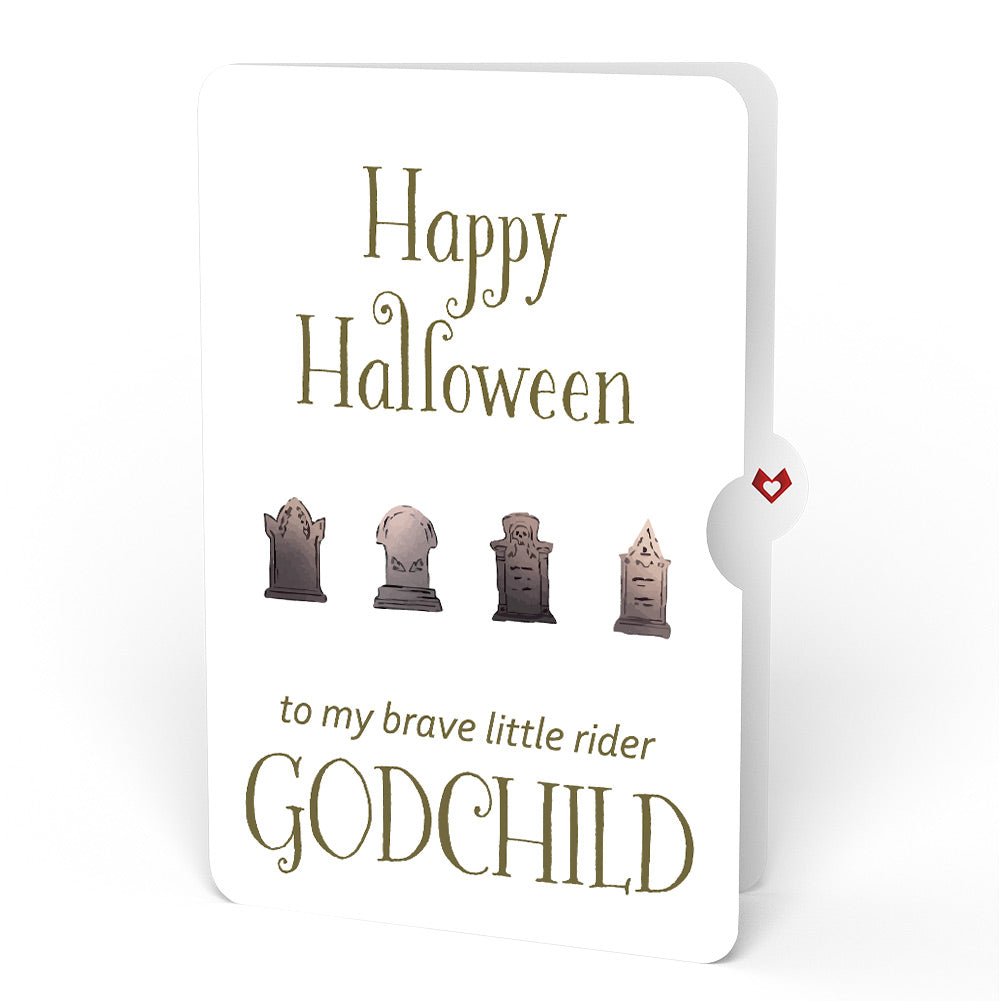 Headless Horseman Halloween Pop-Up Card and Sentiment Set for Godchild