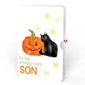 Happy Halloween Pumpkin Light-Up Pop-Up Card and Sentiment Set for Son