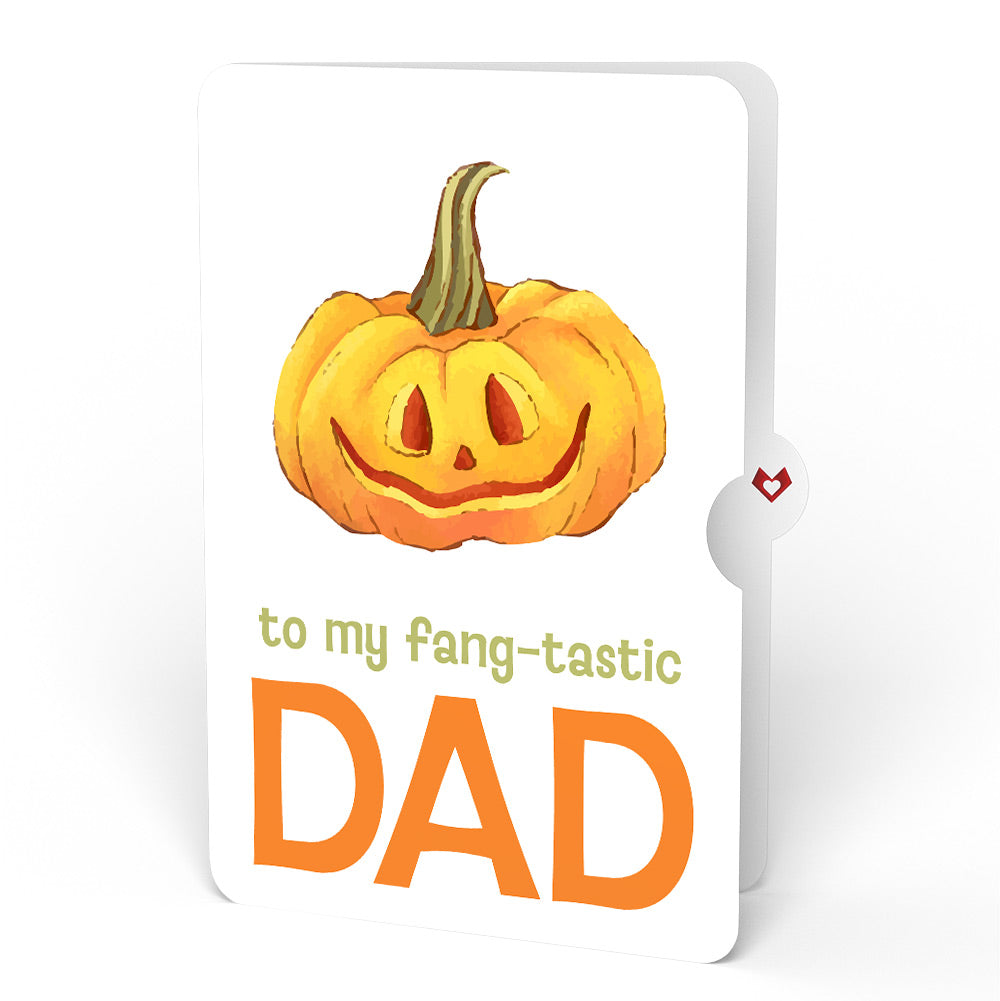 Happy Halloween Pumpkin Light-Up Pop-Up Card and Sentiment Set for Dad