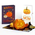 Happy Halloween Pumpkin Light-Up Pop-Up Card and Sentiment Set for Mom