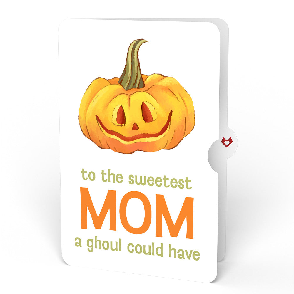 Happy Halloween Pumpkin Light-Up Pop-Up Card and Sentiment Set for Mom