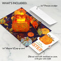 Happy Halloween Pumpkin Light-Up Pop-Up Card and Sentiment Set for Sister