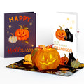 Happy Halloween Pumpkin Light-Up Pop-Up Card and Sentiment Set for Grandson