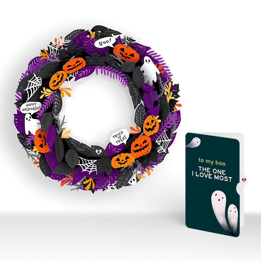 Halloween Wreath and Sentiment Set