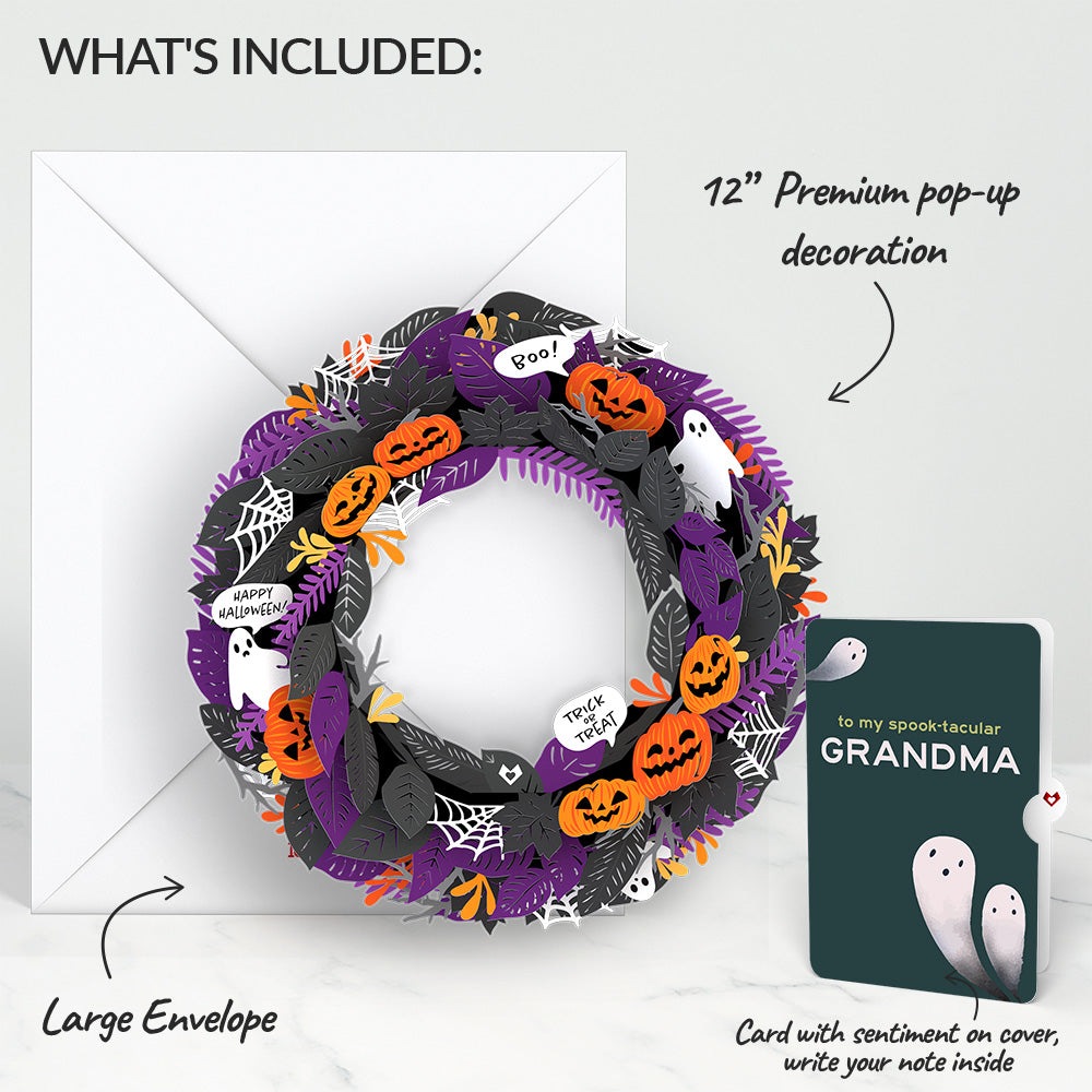 Halloween Wreath and Sentiment Set for Grandma