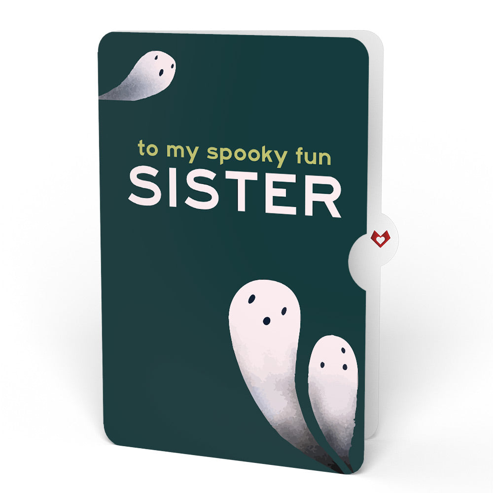 Haunted House Halloween Giant Pop-Up Gift and Sentiment Set for Sister