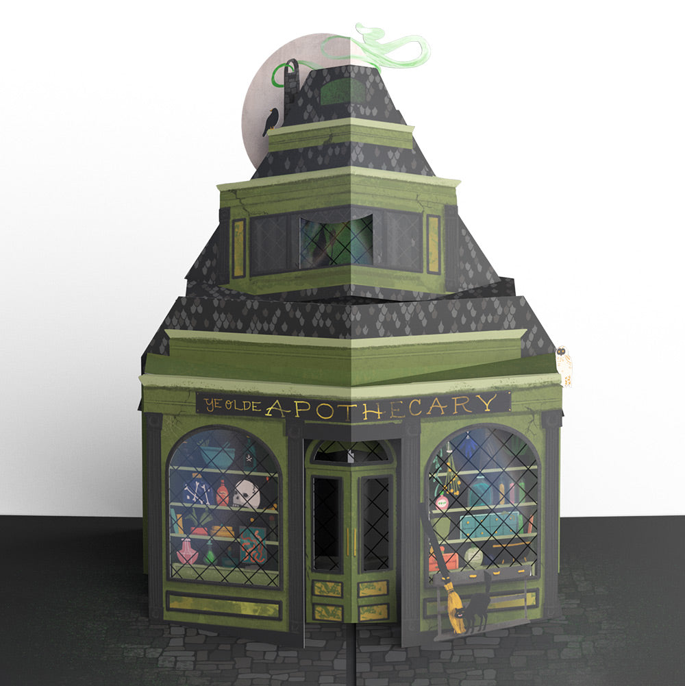 Halloween Apothecary Pop-Up Card and Sentiment Set for Grandma