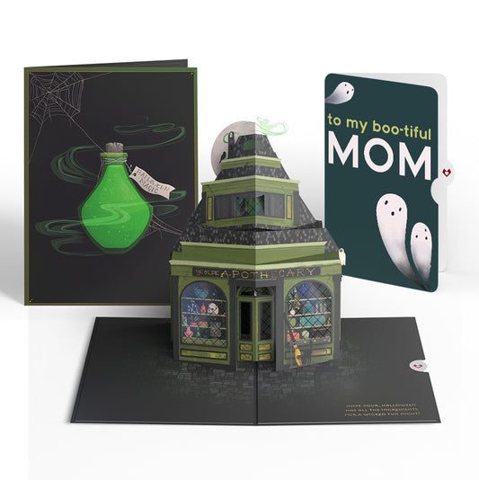 Halloween Apothecary Pop-Up Card and Sentiment Set for Mom