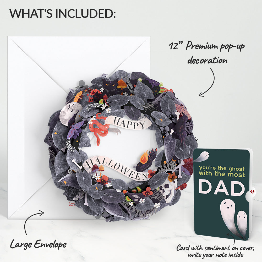 Enchantingly Eerie Halloween Wreath and Sentiment Set for Dad