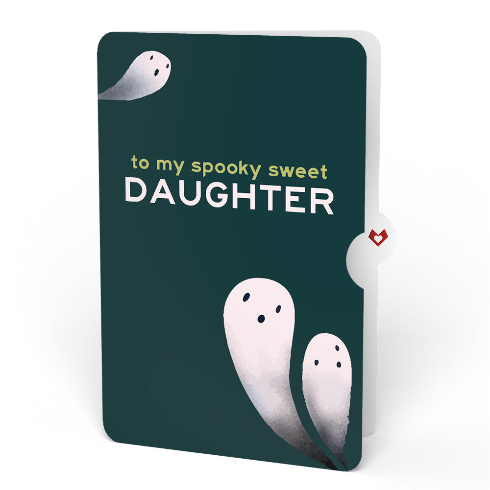 'Oohh, Spooky' Halloween Pop-Up Card and Sentiment Set for Daughter