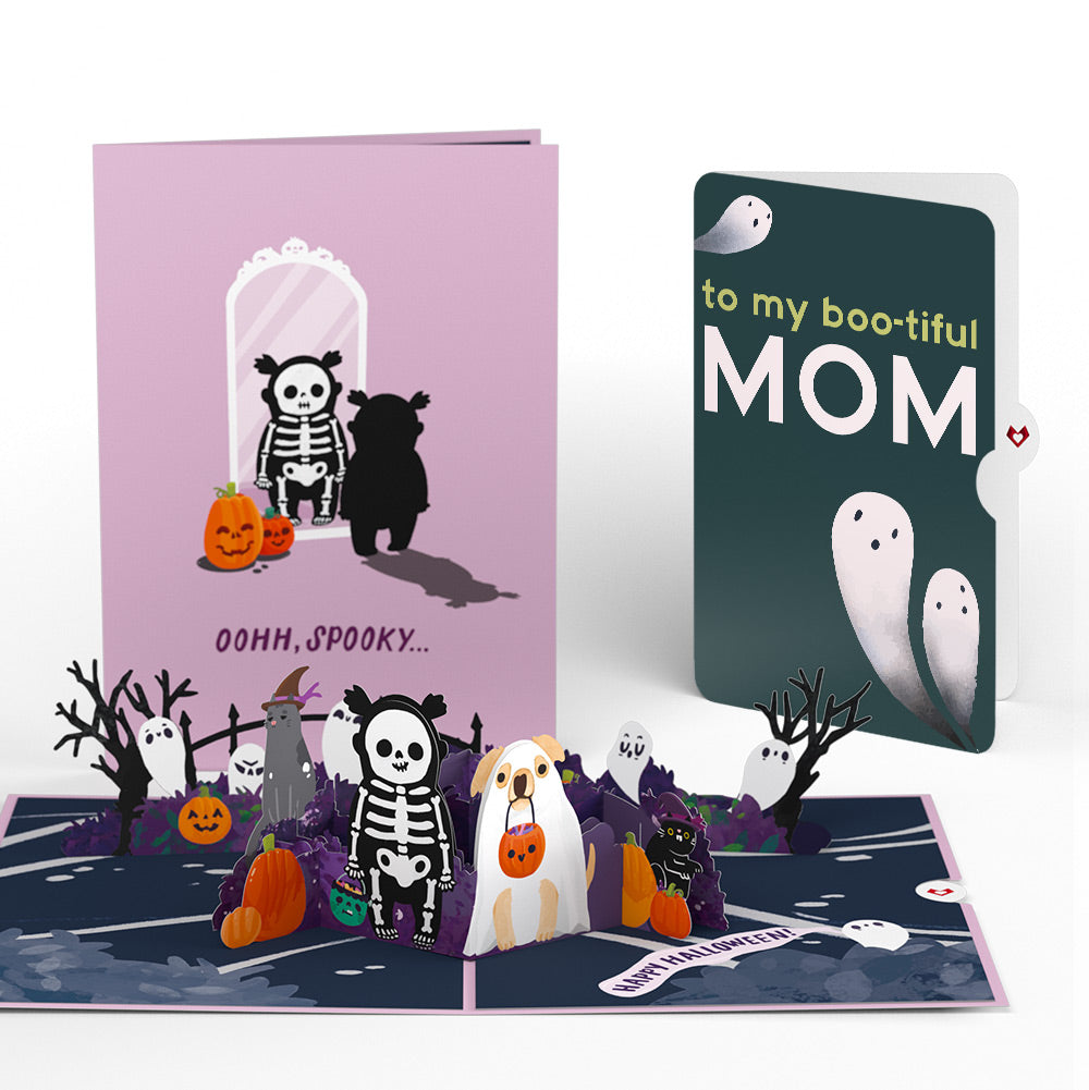 'Oohh, Spooky' Halloween Pop-Up Card and Sentiment Set for Mom