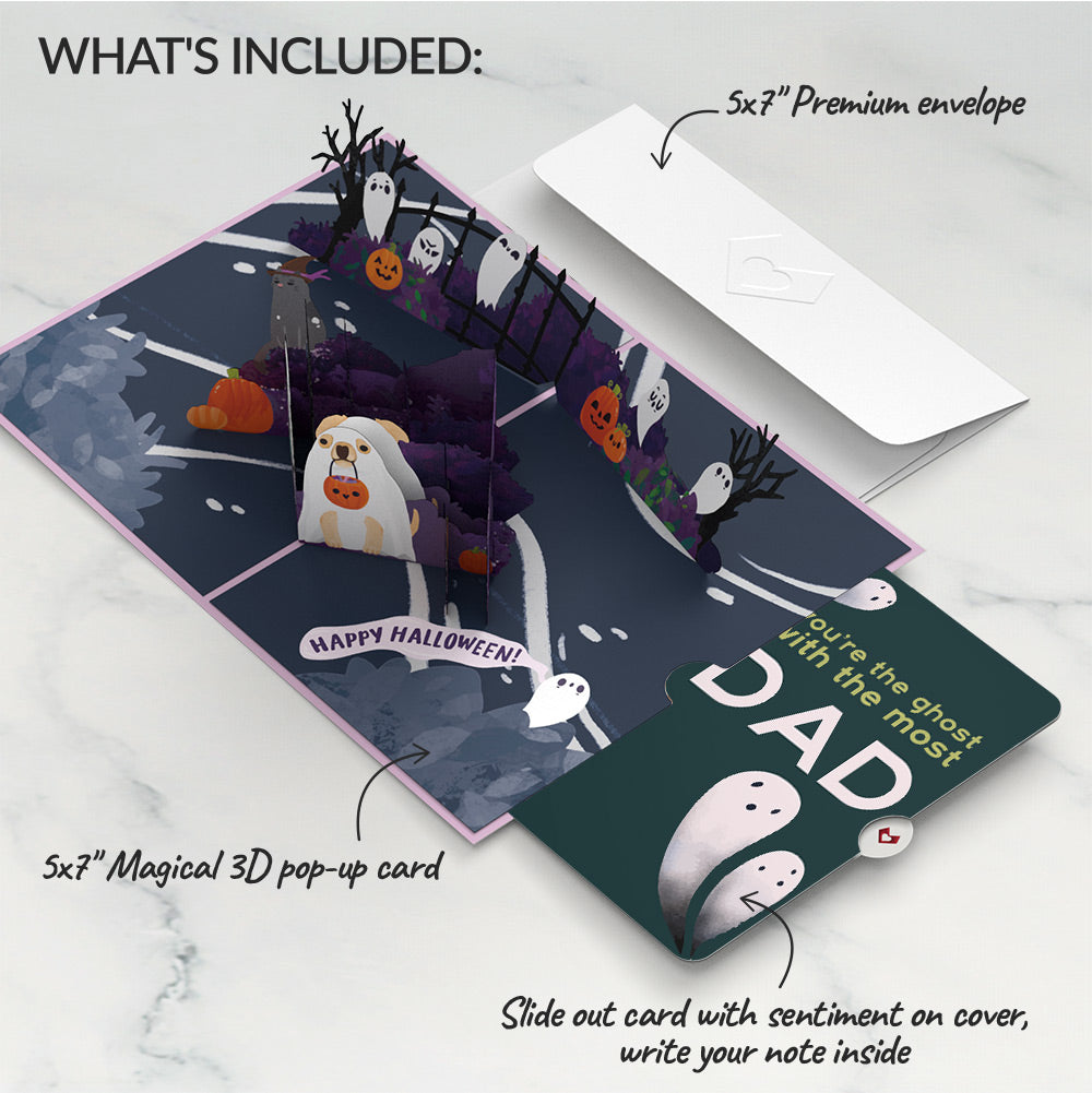 'Oohh, Spooky' Halloween Pop-Up Card and Sentiment Set for Dad