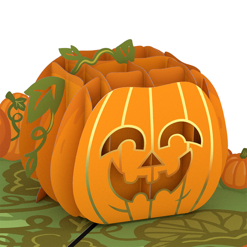Happy Halloween Pumpkin Pop-Up Card and Sentiment Set for Grandpa