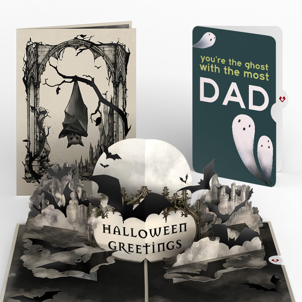 Halloween Greetings Pop-Up Card and Sentiment Set for Dad