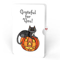 Spooky Vibes Halloween Cat Suncatcher Card and Appreciation Sentiment Set