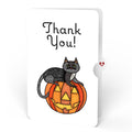 Spooky Vibes Halloween Cat Suncatcher Card and Thank You Sentiment Set