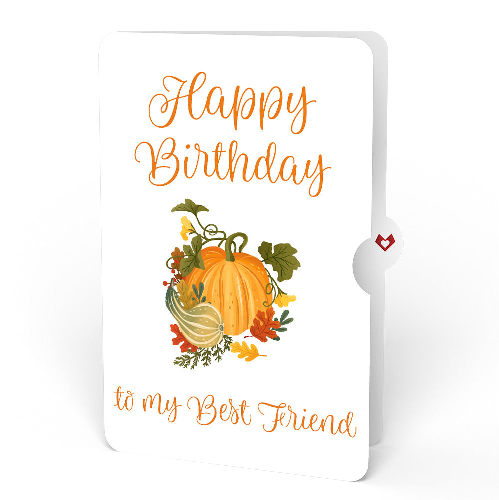 Fall is in the Air Birthday Pop-Up Card and Sentiment Set for Best Friend