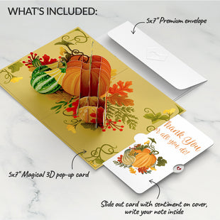 Fall is in the Air Thank You Pop-Up Card and Sentiment Set