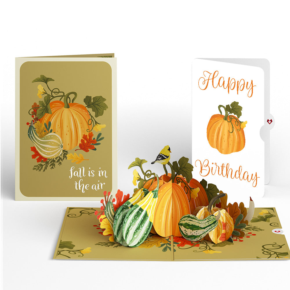 Fall is in the Air Birthday Pop-Up Card and Sentiment Set