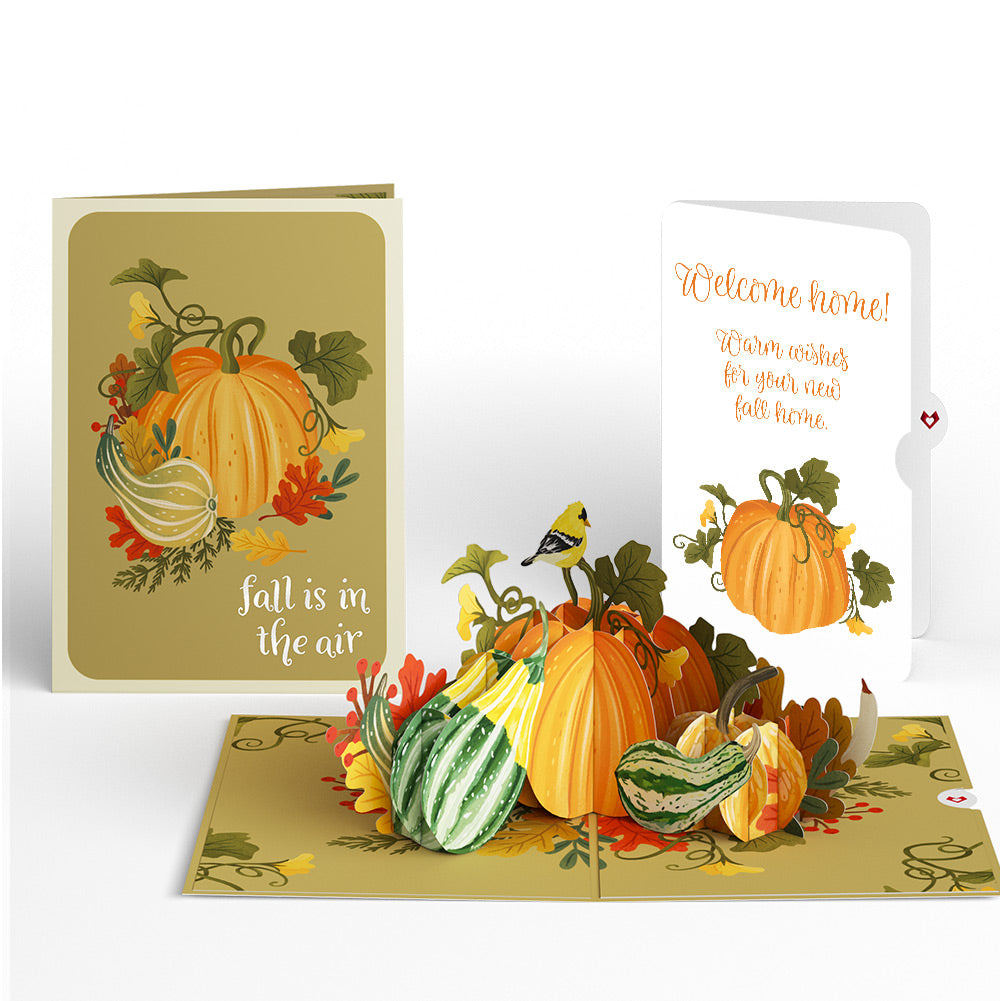 Fall is in the Air Housewarming Pop-Up Card and Sentiment Set