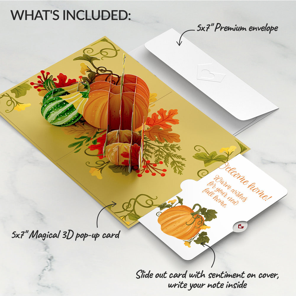 Fall is in the Air Housewarming Pop-Up Card and Sentiment Set