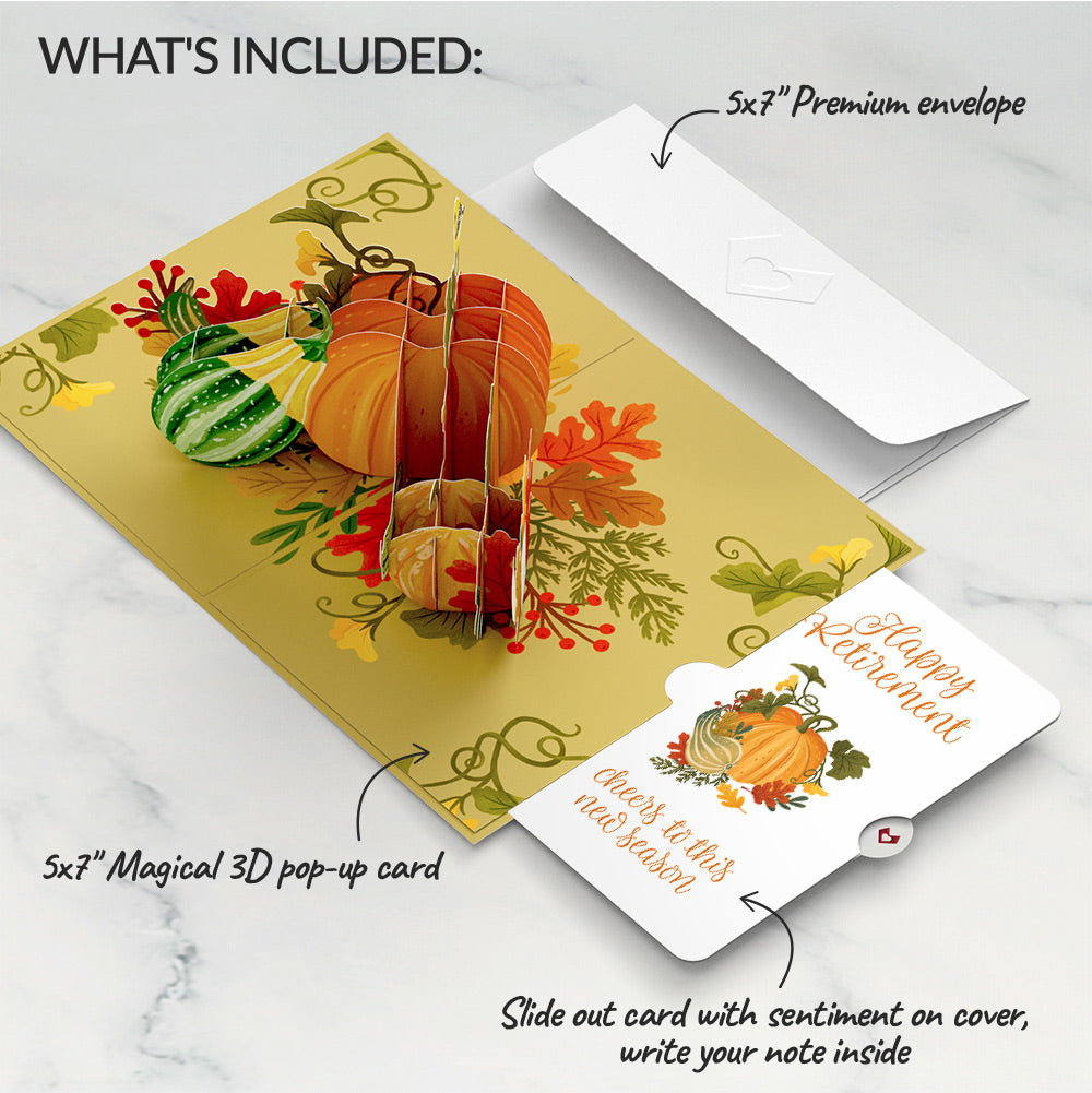 Fall is in the Air Retirement Pop-Up Card and Sentiment Set