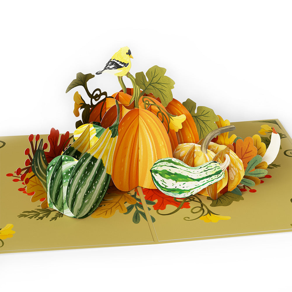 Fall is in the Air Anniversary Pop-Up Card and Pumpkin in Crisp Season Sentiment Set