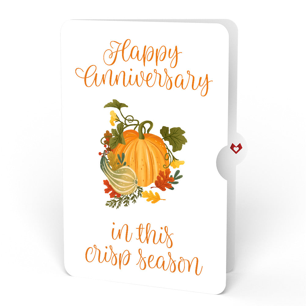 Fall is in the Air Anniversary Pop-Up Card and Pumpkin in Crisp Season Sentiment Set