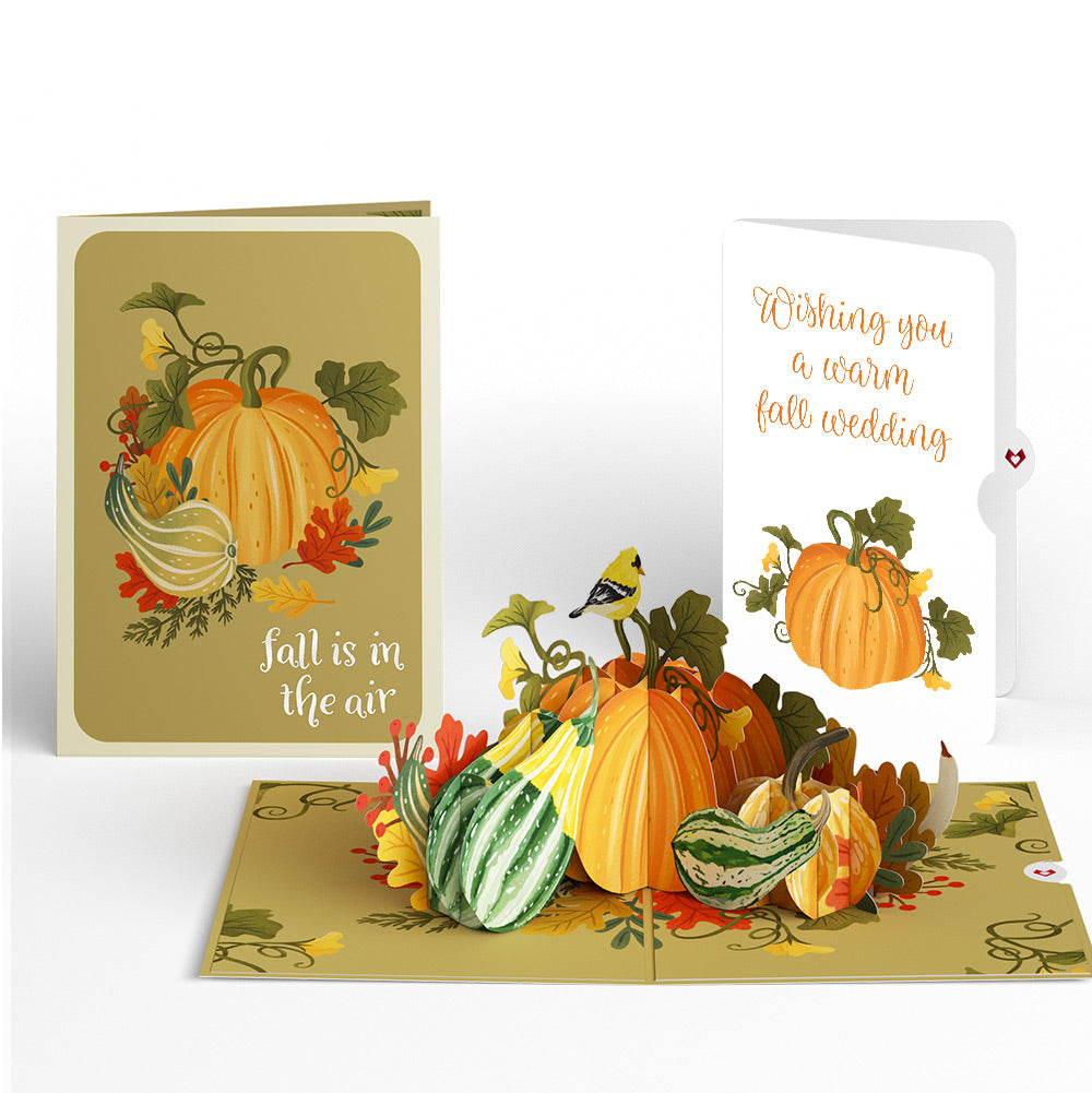 Fall is in the Air Wedding Pop-Up Card and Sentiment Set