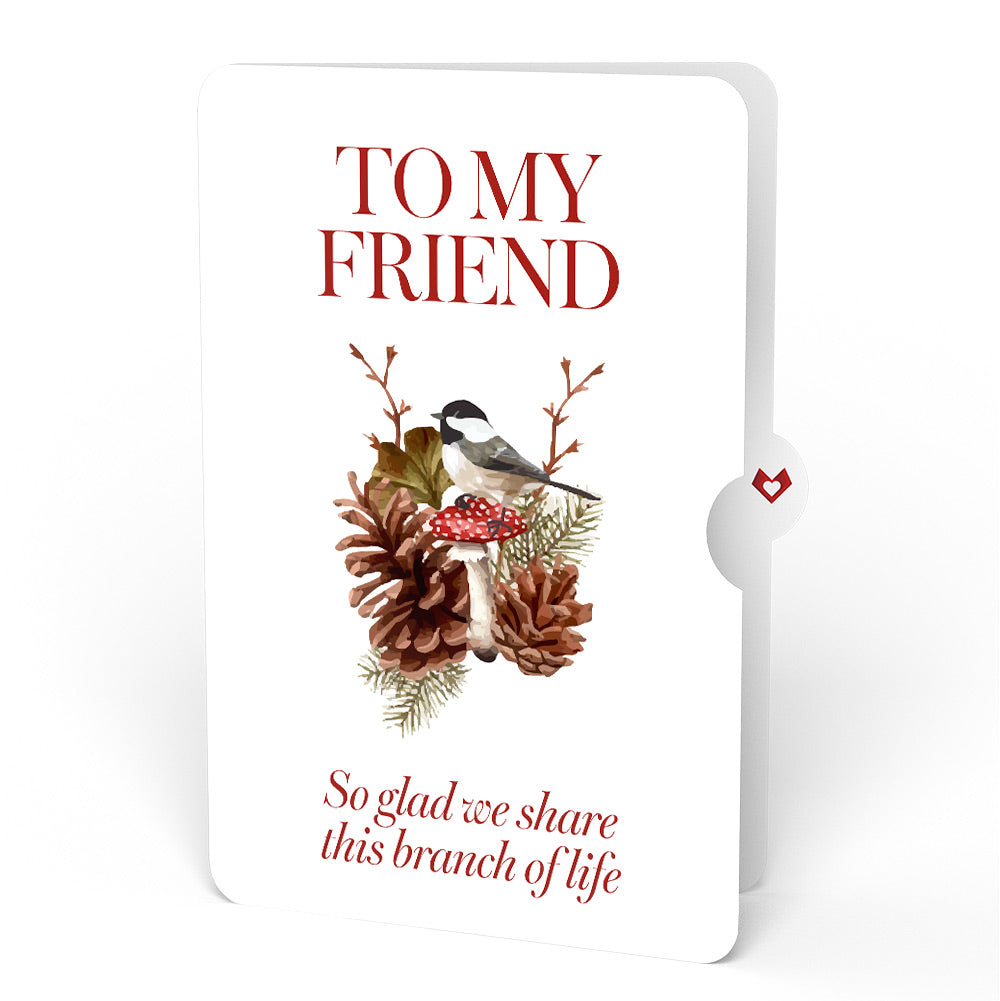 Fall Forest Floor Appreciation Pop-Up Card and Sentiment Set for Friend