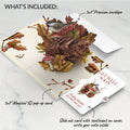Fall Forest Floor Get Well Soon Pop-Up Card and Sentiment Set